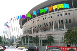 不銹鋼手動(dòng)升降錐形旗桿