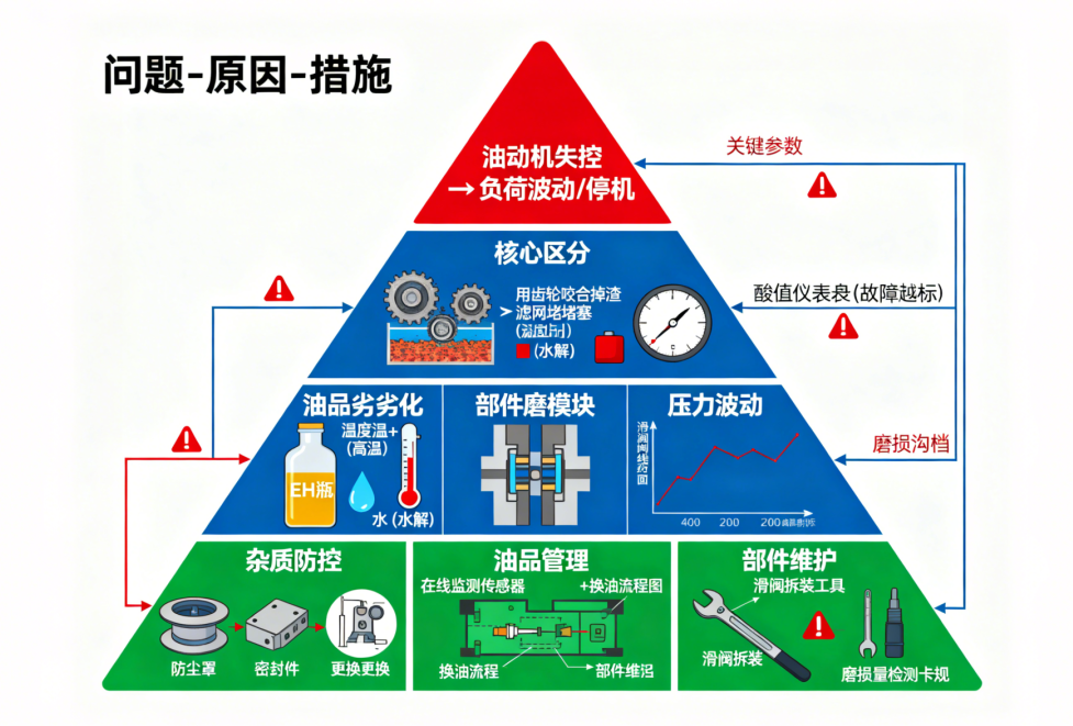電廠運維必讀:汽輪機油系統“三大頑疾”與EH油系統高頻故障防范指南 圖3